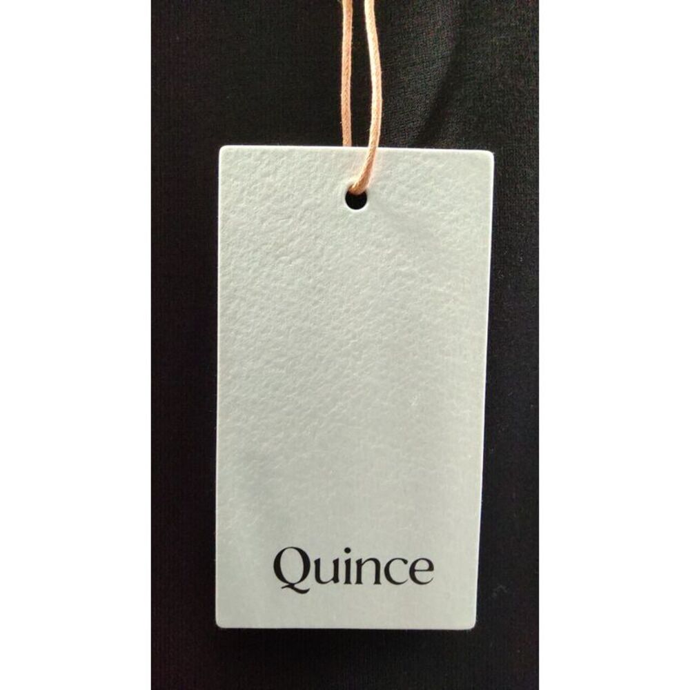 Quince Black Cap-Sleeve Sheath Dress - Picture 3 of 3